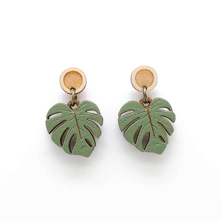 Houseplant Wooden Jewelry by Layla Amber