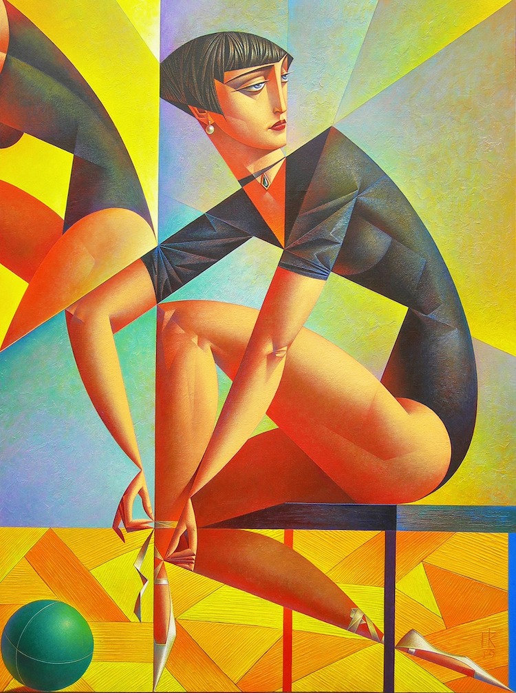 Neo-Constructivism Paintings by Georgy Kurasov