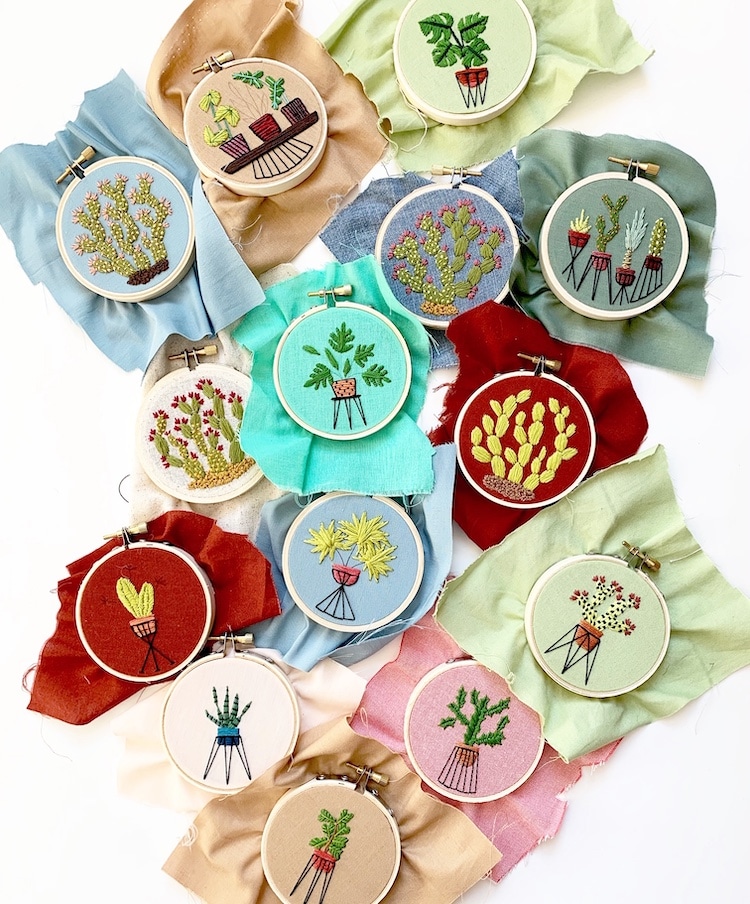 Embroidery Artist Sarah K. Benning on Top Artist Podcast