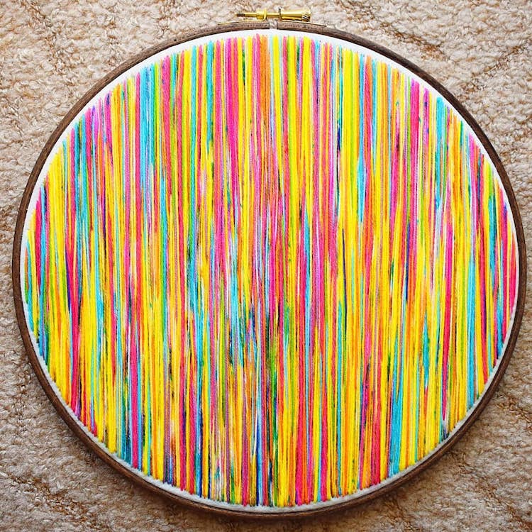 Colorful Embroidery by Victoria Rose Richards