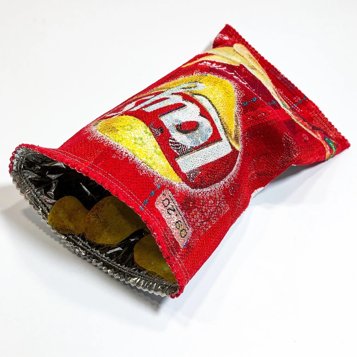 Embroidered Felt Lays Potato Chips