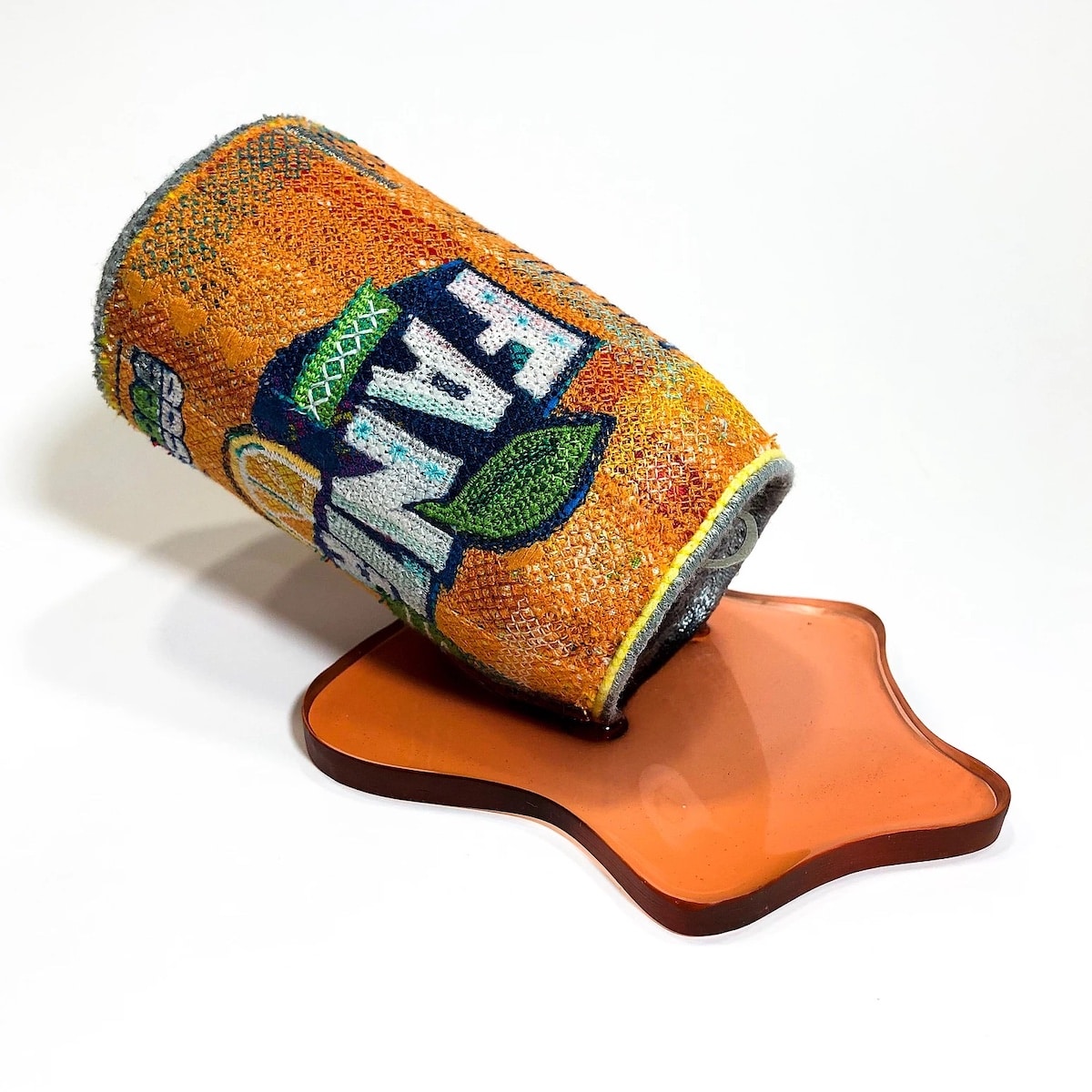 Embroidered Felt Fanta