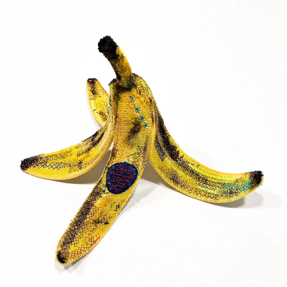 Felt and Embroidery Banana Peel