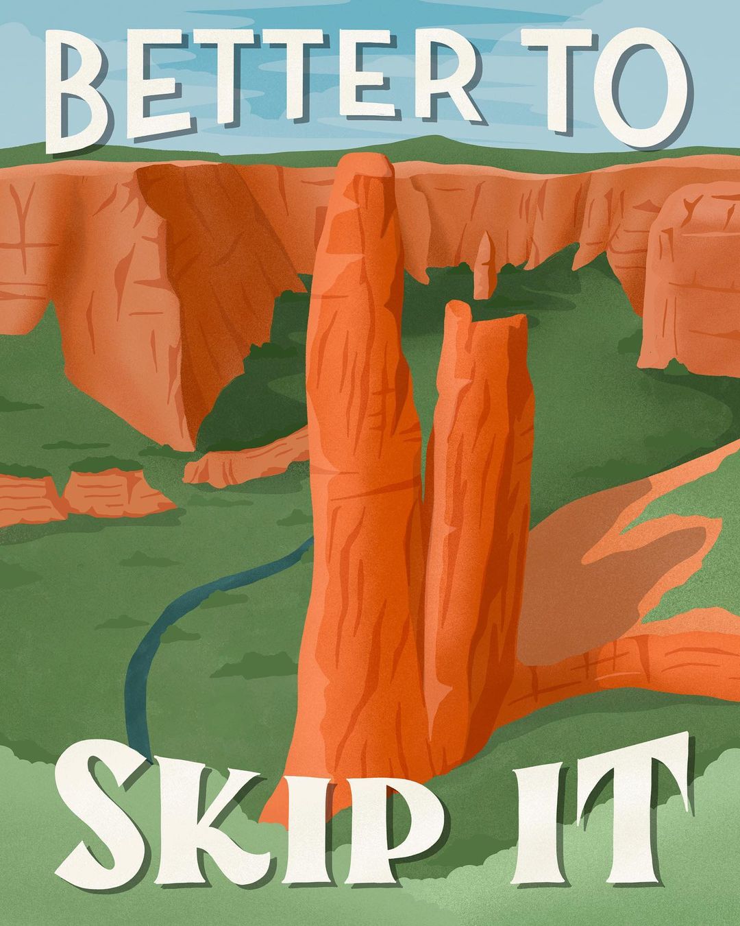 Funny National Park Review Posters by Amber Share