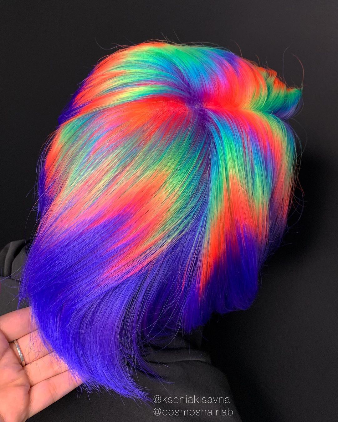 Multicolored Hair Style