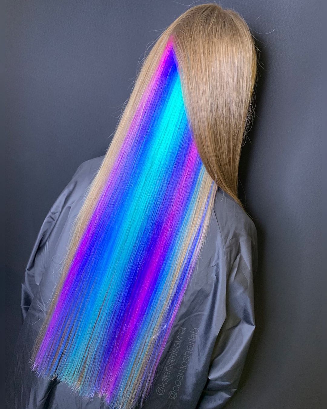 Multicolored Hair Style