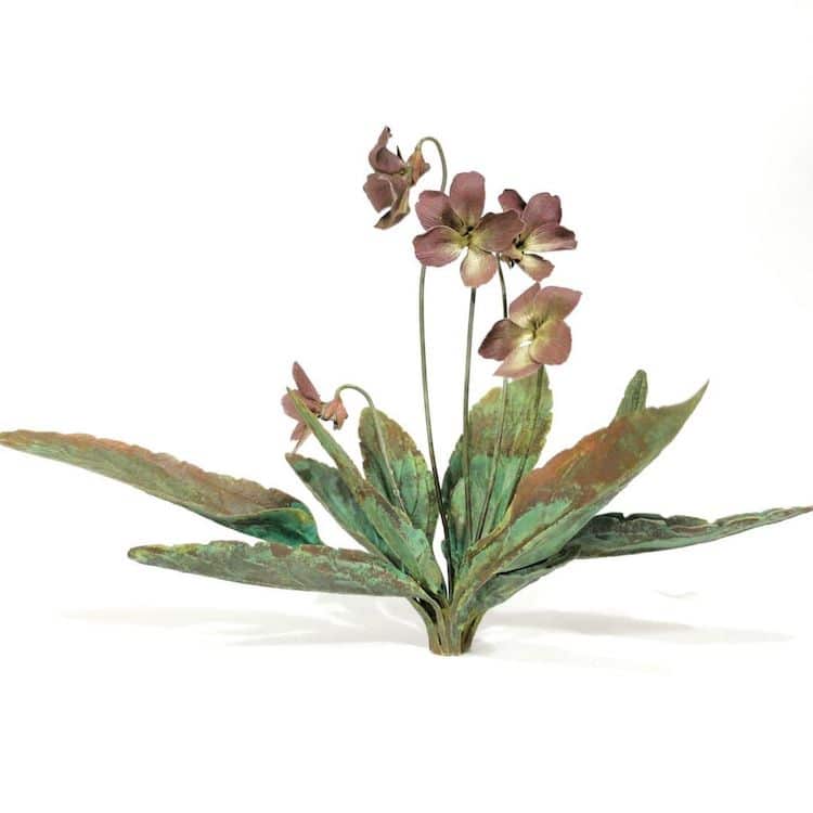 Metal Flower Sculptures by Shota Suzuki
