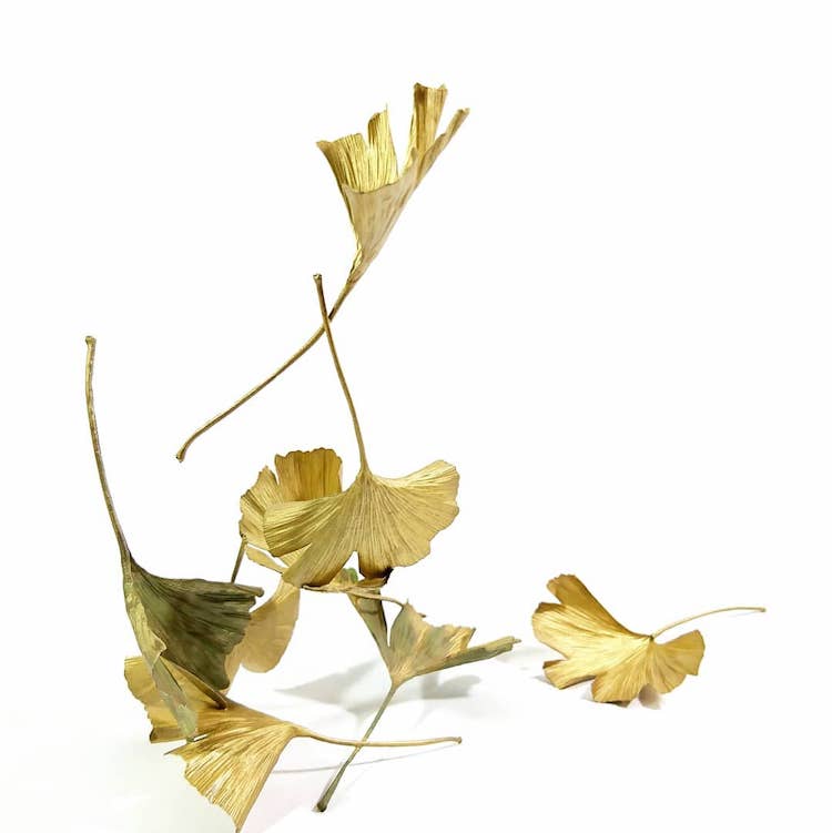 Metal Flower Sculptures by Shota Suzuki