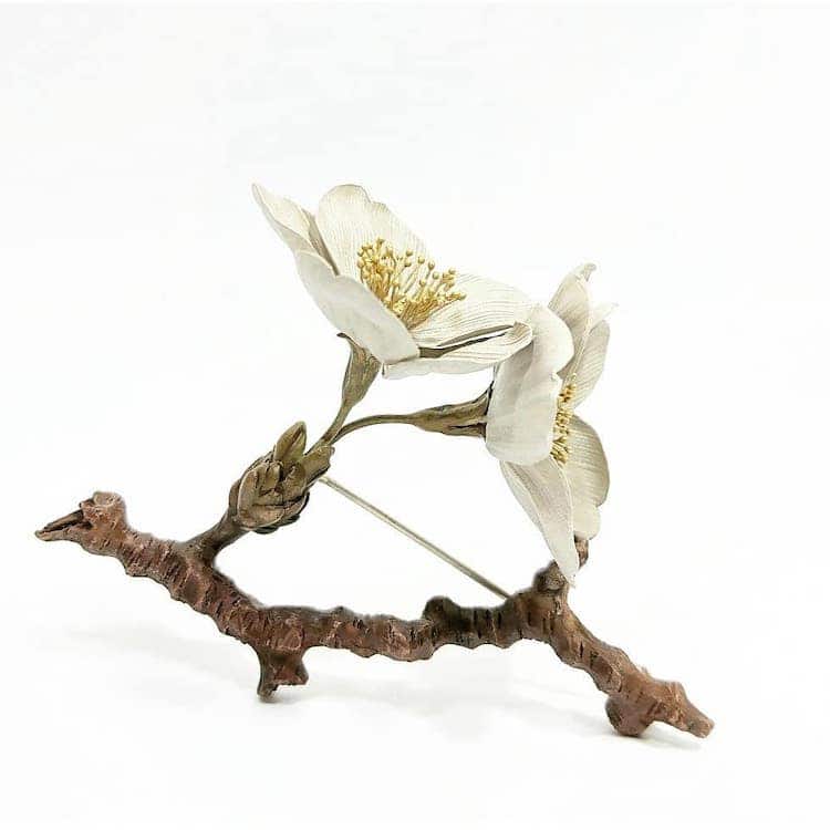 Metal Flower Sculptures by Shota Suzuki