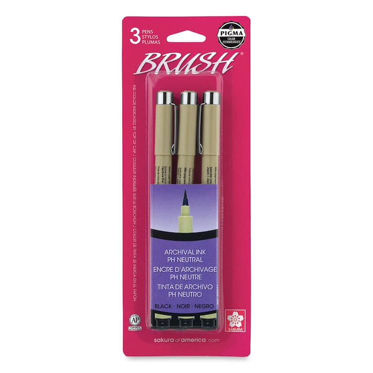 Micron Brush Pen Set