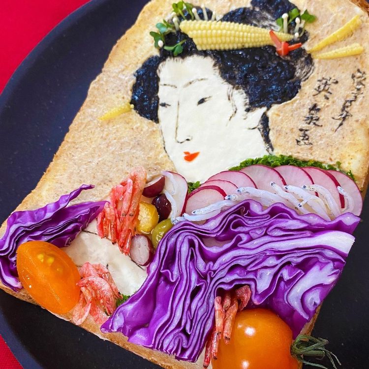 Toast Art by Manami Sasaki