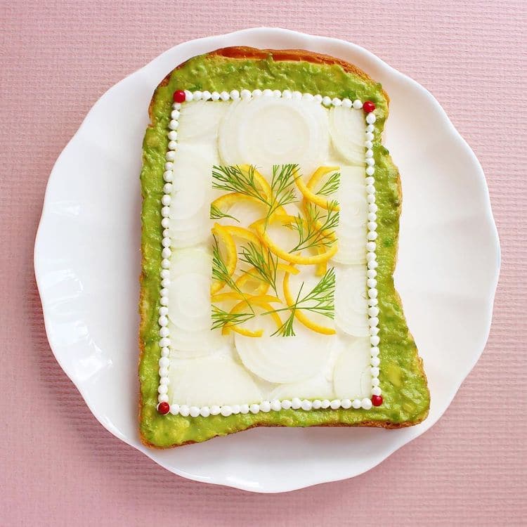 Toast Art by Manami Sasaki
