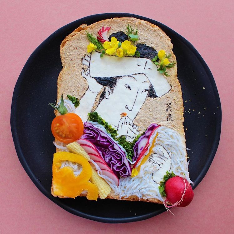 Toast Art by Manami Sasaki