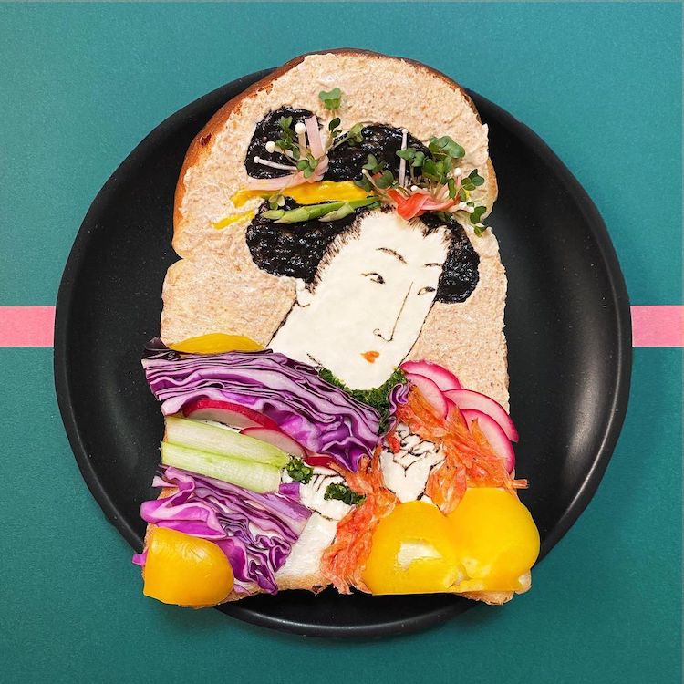 Toast Art by Manami Sasaki