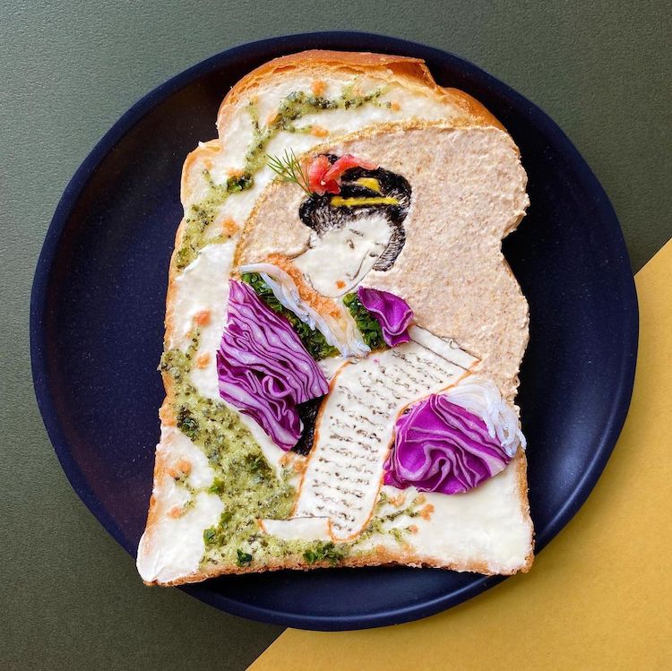 Toast Art by Manami Sasaki