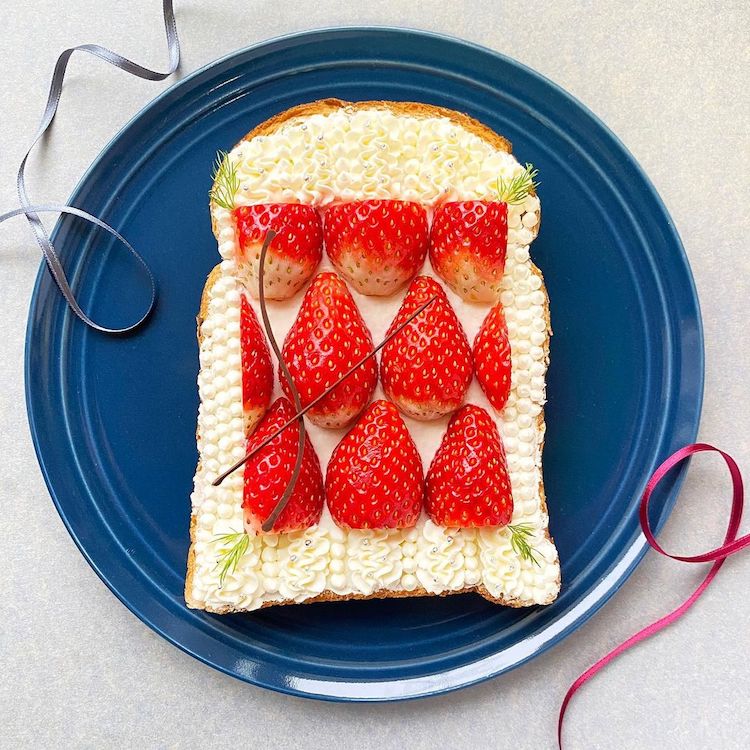 Toast Art by Manami Sasaki