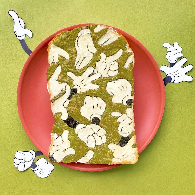 Toast Art by Manami Sasaki