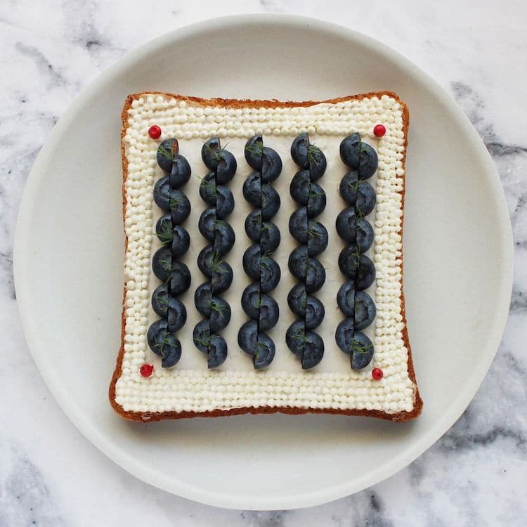 Toast Art by Manami Sasaki