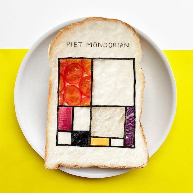 Toast Art by Manami Sasaki
