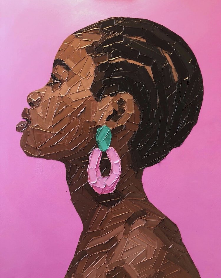 Elena Gual Impasto Portraits