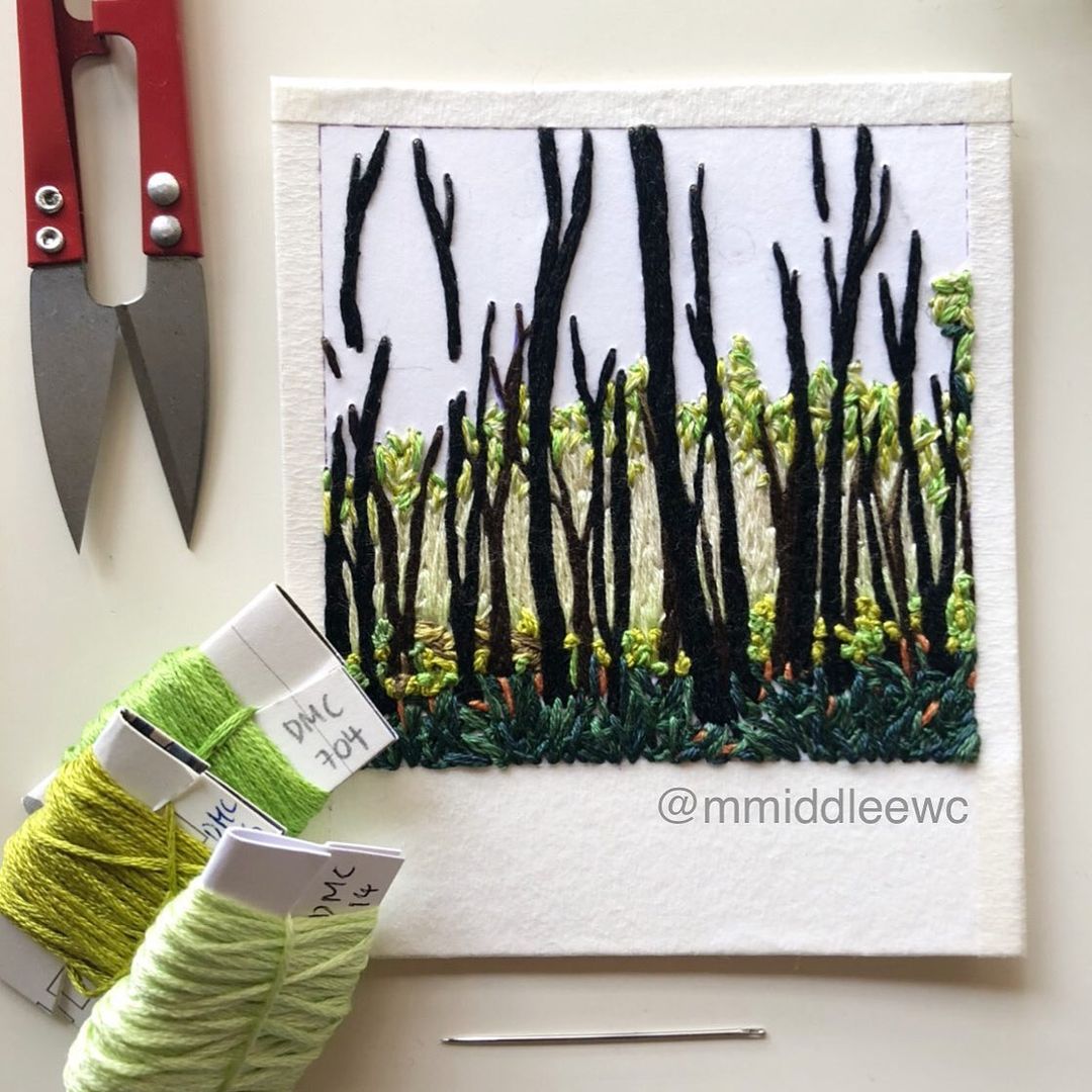Embroidered Photographs by Artemis