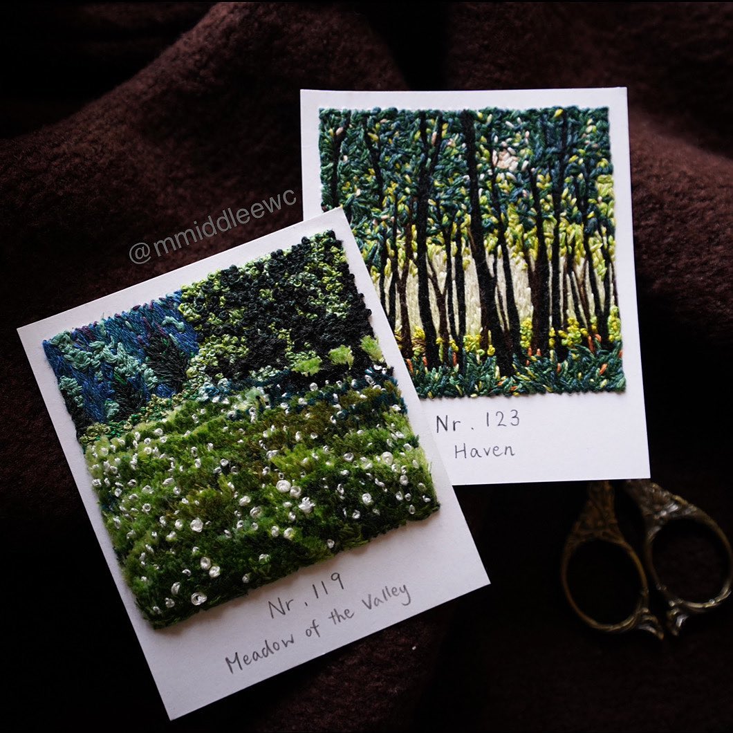 Embroidered Photographs by Artemis