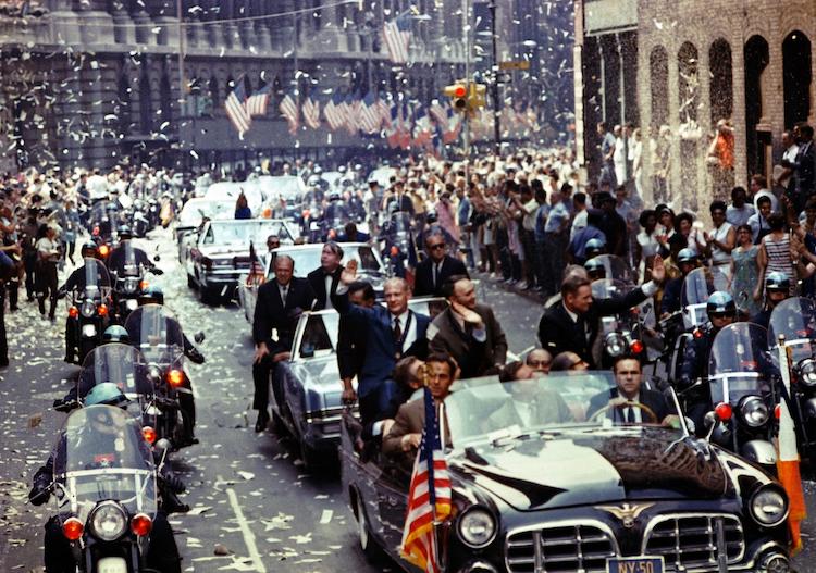 Parade in New York City welcoming home the Apollo 11 crew.