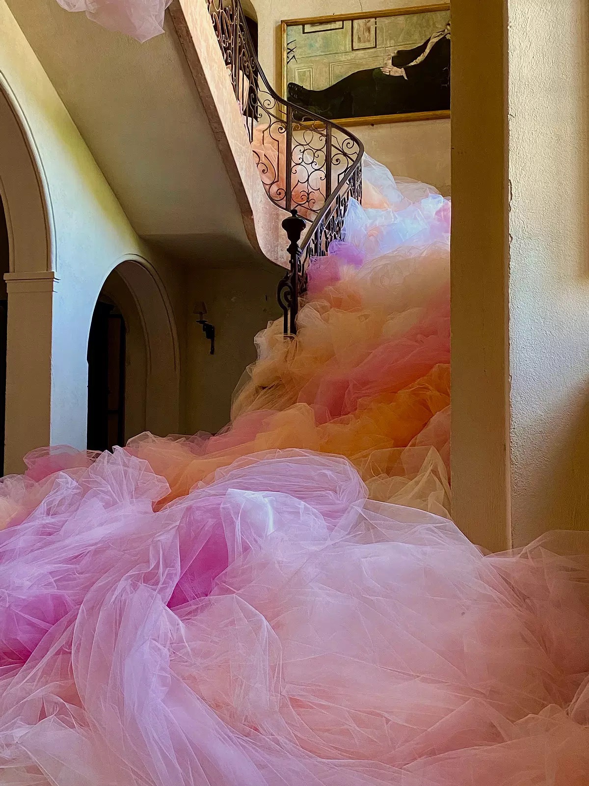 Tulle Fabric Installations