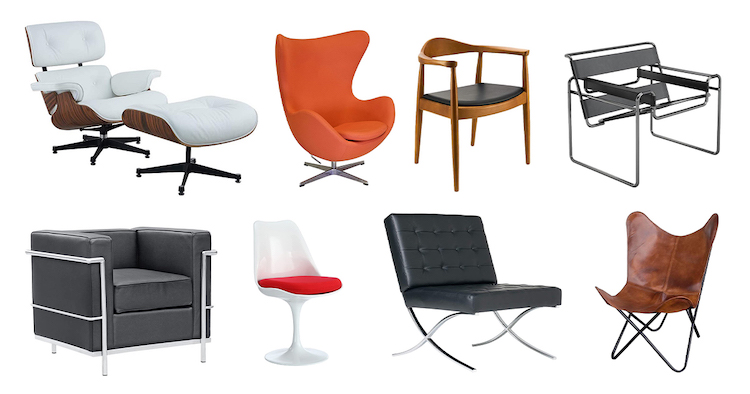 14 Incredible Replicas of Famous Design Chairs You Can Own