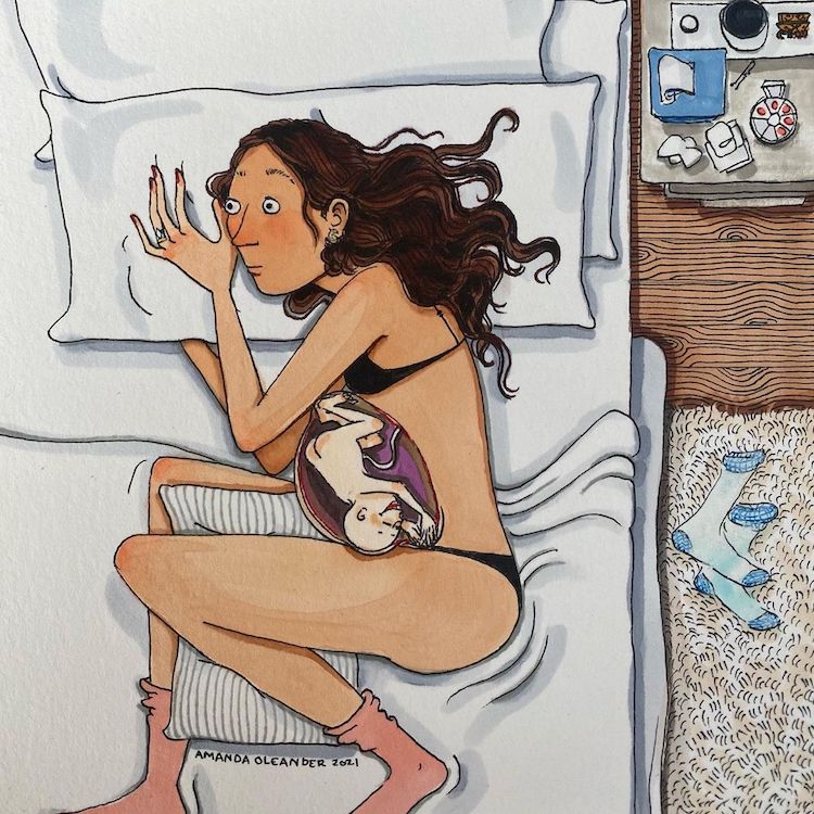 Quirky Relationship Illustrations by Amanda Oleander