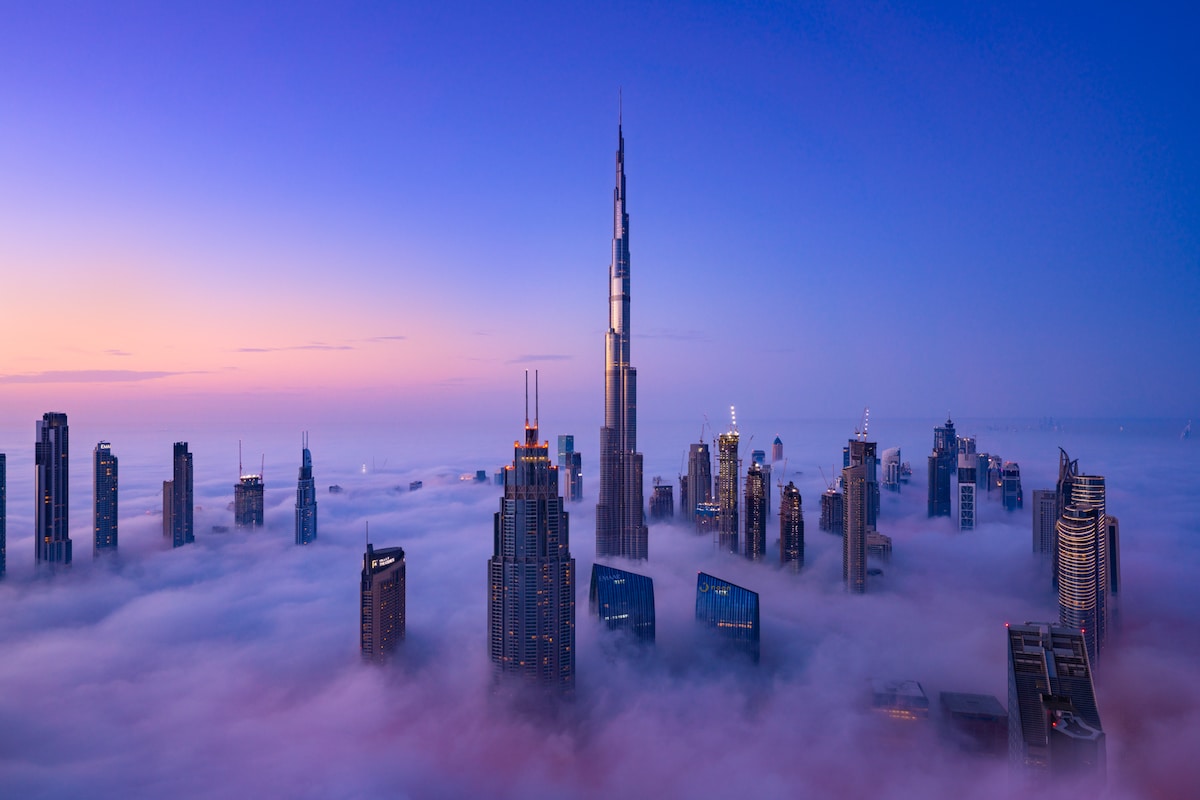 Dubai Fog Photography by Albert Dros