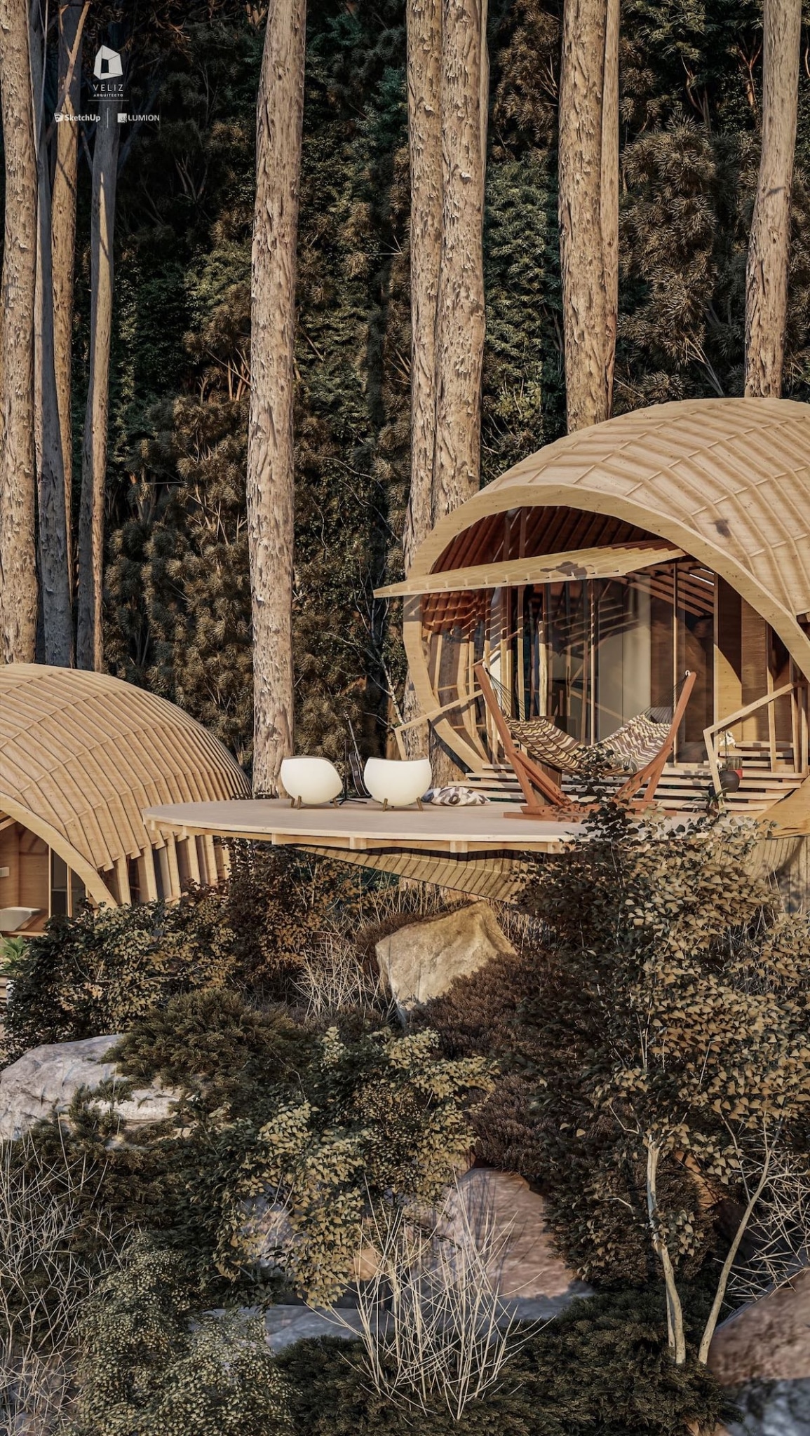 Architects Design Conceptual Cocoon Cabins on this Cuban Mountain Range