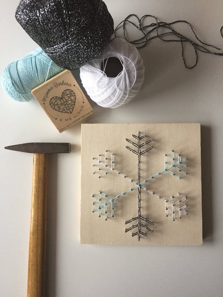 Snowflake String Art Kit