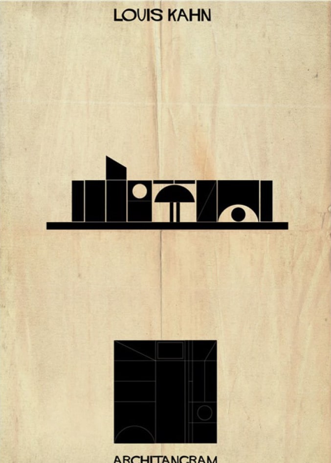 Illustrator Creates “Architect’s Alphabet” To Describe the Styles of Famous Architects