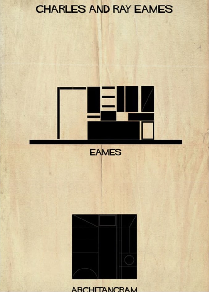 Illustrator Creates “Architect’s Alphabet” To Describe the Styles of Famous Architects