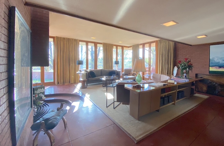 Dorothy Ann and Sterling Kinney House, a Wright-designed building the Frank Lloyd Wright Building Conservancy's Way Out and About Wright 2021 Virtual Tour