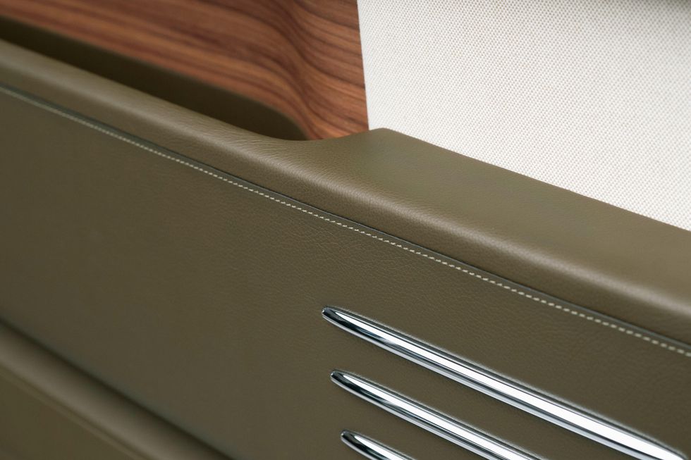 Custom Rolls Royce Interior with Hermes Leather