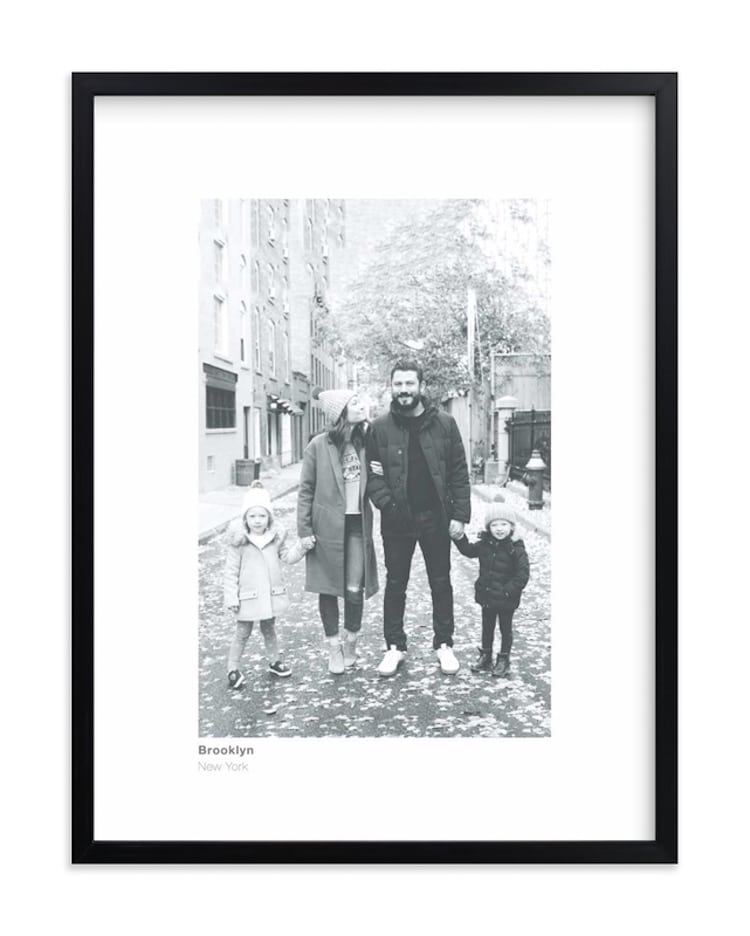 Black and White Photo Art Print for Father's Day