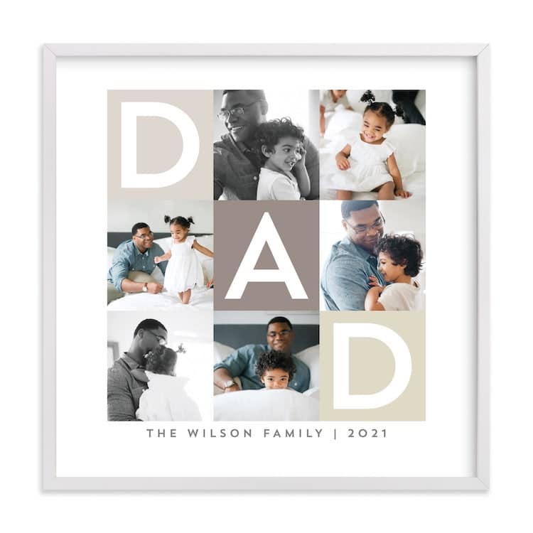 Father's Day Photo Collage from Minted