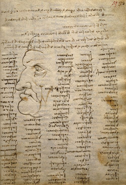 Page from the Codex Trivulzianus by Leonardo da Vinci