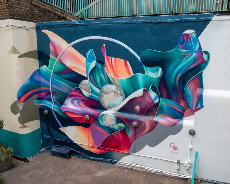 Colorful Mural by Rosie Woods