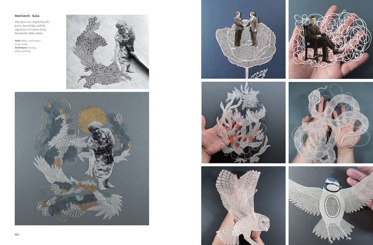 Images From Paper Art Book Called Paperists