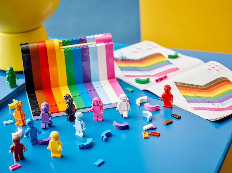 Everyone Is Awesome Pride Month LEGO Set