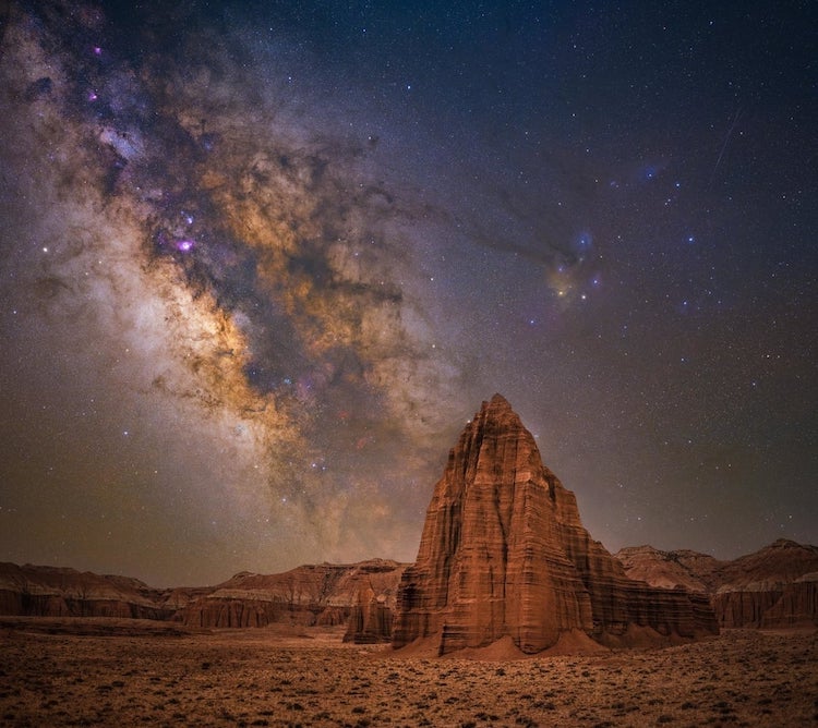 Milky Way in Capitol Reef National Park, Utah, USA