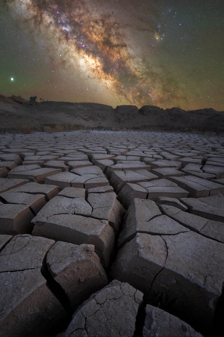 Milky Way Over Capitol Reef National Park in Utah