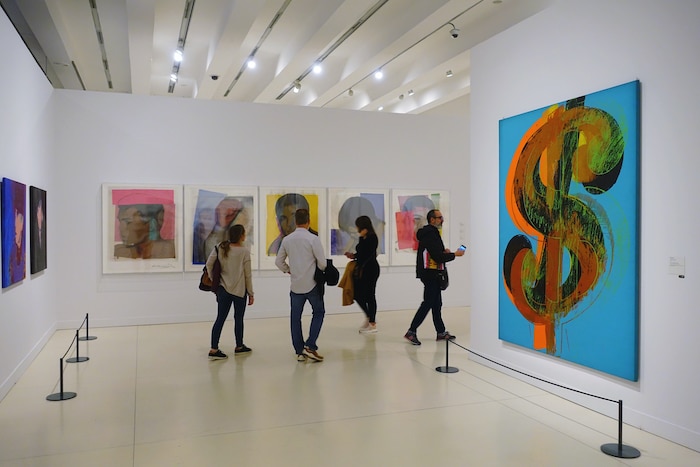 Andy Warhol Dollar Sign Painting