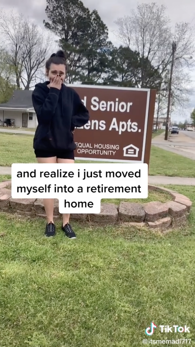 Teenager Accidentally Moves into Retirement Community TikTok