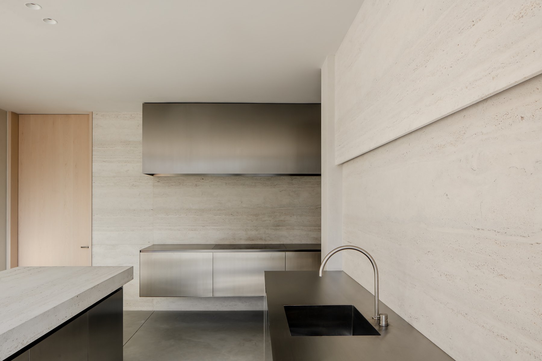 Marie Stadsbader Designs Ultra-Minimal Kitchen For Interior Design Studio Diapal