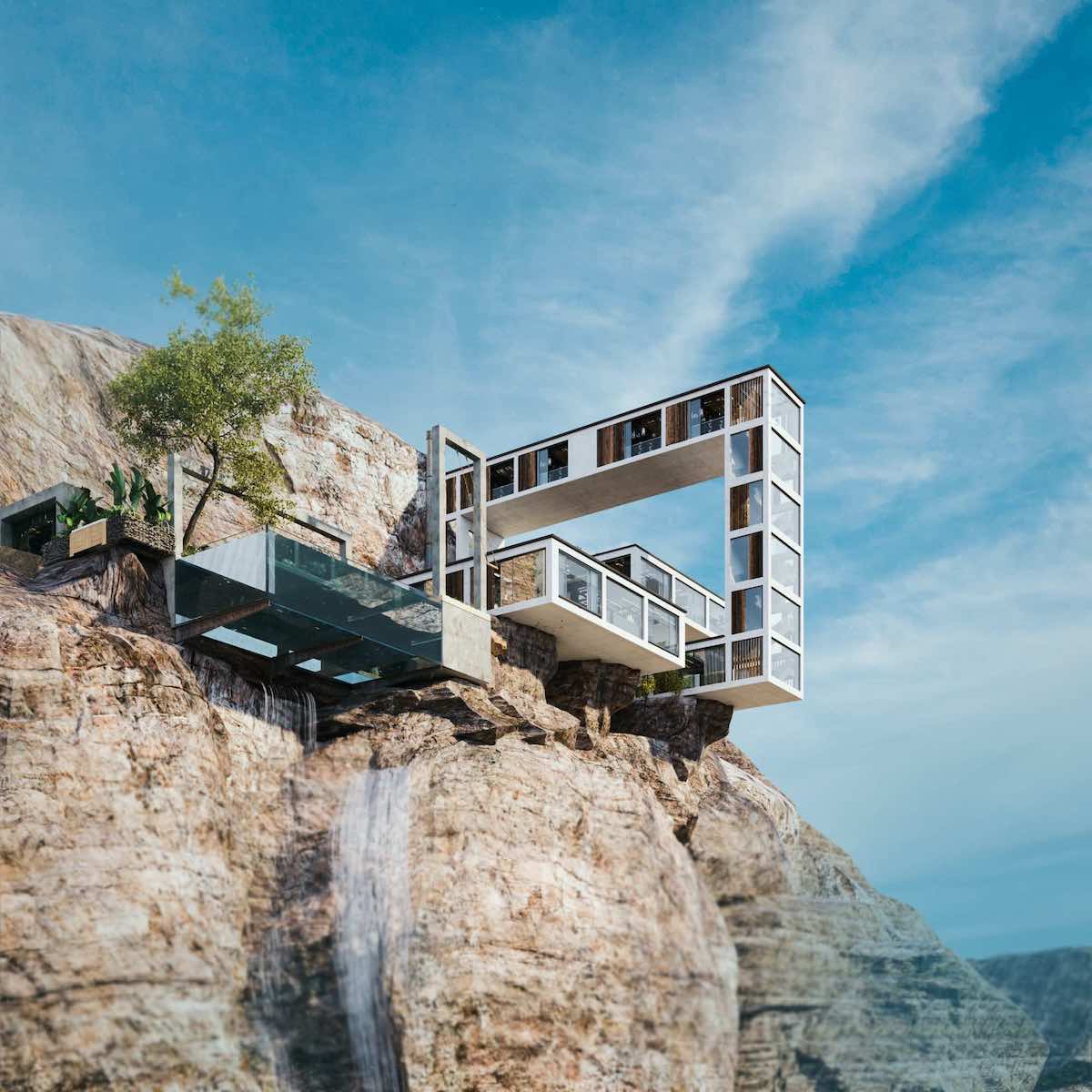 - ViralBandit Exterior View of Milad Eshtiyaghi's Mountain House