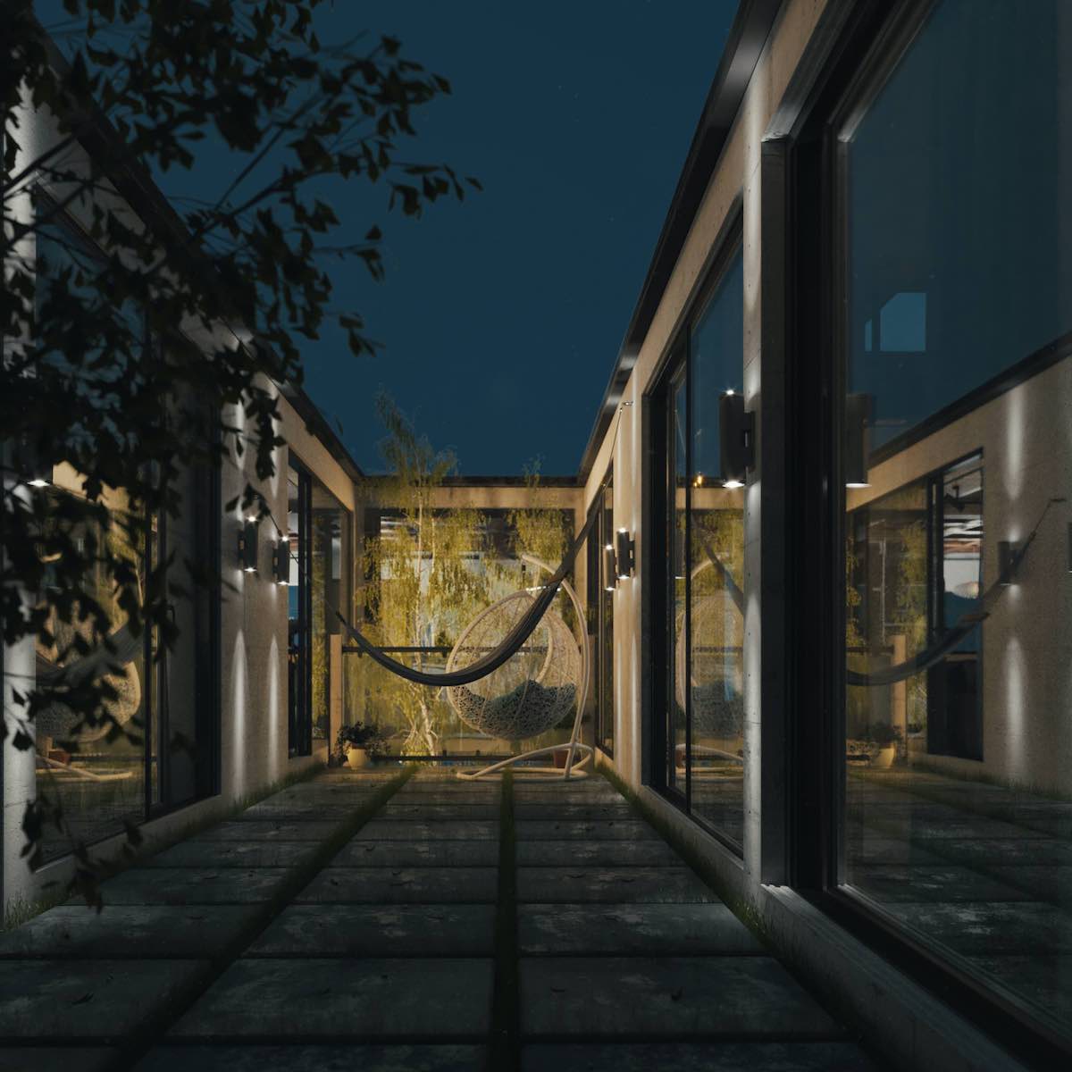 - ViralBandit Night View of Milad Eshtiyaghi's Mountain House